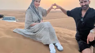 تصاویر جذاب از یک سفر خانوادگی؛ علیرضا بیرانوند و خانواده‌اش در دبی!