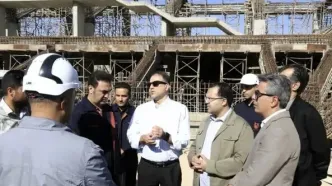بازدید مدیرعامل شرکت ملی صنایع مس ایران از پروژه احداث کمپ ورزشی ورزقان