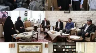 دیدار عارف با معاونین اول سابق و خانواده‌های آنان