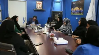 بانوان استقلال مهمان تاجرنیا بودند