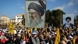 برگزاری مراسم سالگرد شهادت سید حسن نصرالله در تهران