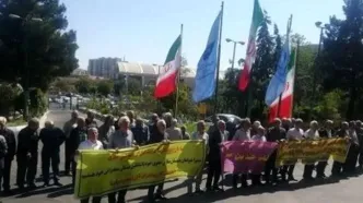 تجمع بازنشستگان در برخی شهرها+ عکس