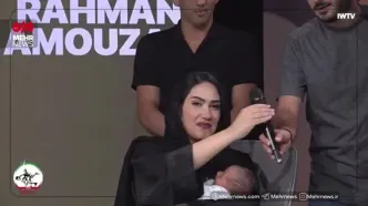 ببینید؛ خوشحالی همسر رحمان عموزاد و نوزادش بعد از برد مقابل ژاپنی