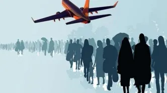 کوچ نگران کننده کارگران ایرانی و تحصیلکرده‌های بیکار به خارج از کشور | اجلالی: تا اقتصاد تکان نخورد، موج مهاجرت ادامه دارد