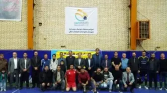 تیم شهید خسروی قهرمان مسابقات فوتسال هفته دولت در منطقه آزاد ارس شد
