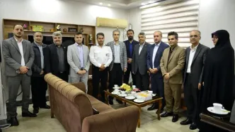 حضور هیئت مدیران ارشد سازمان منطقه آزاد انزلی در بخش خشکبیجار