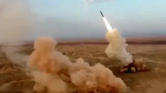 عکسی واقعی از لانچرهای موشک‌های ایرانی که در جنگ ۱۲ روزه استفاده شد