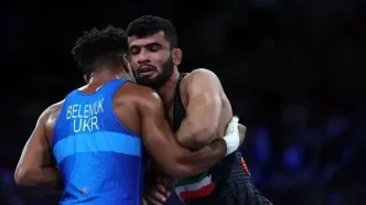 برد قاطع و دلچسب مهمدی برابر کشتی‌گیر بلغاری
