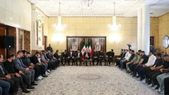 پزشکیان در مراسم تجلیل از قهرمانان کشتی آزاد و فرنگی: تسلیم شدن در وجود ما نیست