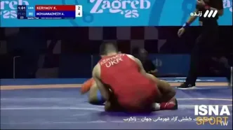 پدیده کشتی ایران به نیمه نهایی رسید کشتی چشمنواز احمد جوان