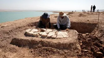 خشکسالی، پرده از ۴۰ گور ۲۰۰۰ ساله برداشت