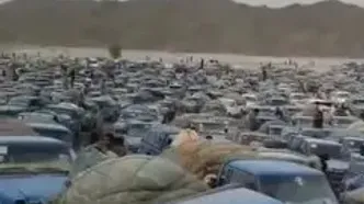 فیلم لحظه قاچاق سوخت در استان سیستان و بلوچستان