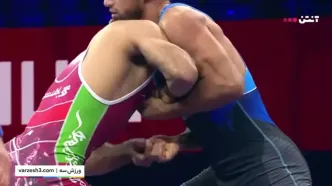 ببینید؛ برد اسماعیلی مقابل جعفروف در فینال و طلای جهانی ۲۰۲۵