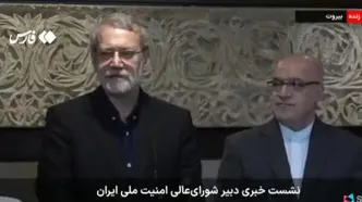 تکذیب ارسال سلاح از ایران به لبنان توسط لاریجانی
