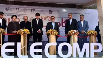 وزیر ارتباطات از غرفه رایتل در نمایشگاه الکامپ ۱۴۰۴ بازدید کرد
