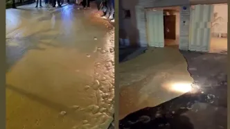 ماجرای خروج ماده عجیب در اصفهان