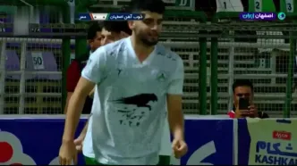 گل اول ذوب آهن به مس رفسنجان + ویدئو