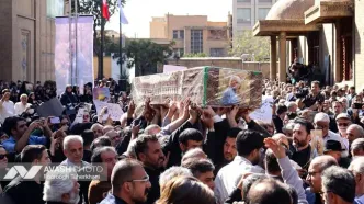تشییع پیکر محمد کاسبی