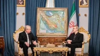دیدار نماینده پوتین با علی لاریجانی