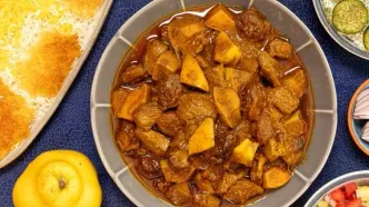 ناهار امروز: خورش بِه؛ غذای پاییزی اصیل ایرانی؛ جادوی عطر و طعم ملس!