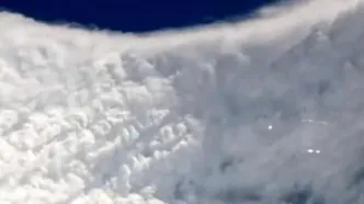 نمایی خیره‌کننده از درون چشم طوفان ملیسا