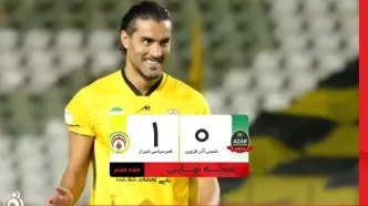 خلاصه بازی شمس آذر 0 - فجرسپاسی 1 + ویدئو