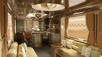 رونمایی از لوکس‌ترین قطار خاورمیانه در عربستان