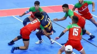 صعود پسران کبدی ایران به فینال بازی‌های آسیایی جوانان بحرین