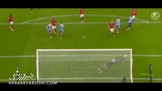 ویدیو| سیوهای تماشایی دروازه بان منچستریونایتد مقابل برایتون؛ عملکردی درخشان با وجود دریافت ۲ گل!