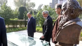 عملیات اجرایی یادمان زنده‌یاد امیرهوشنگ ابتهاج در رشت آغاز شد