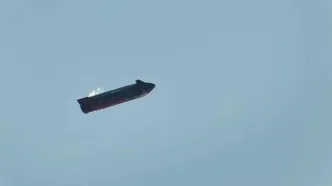 ببینید؛ لحظه تاریخی فرود استارشیپ در اقیانوس هند