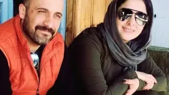 حضور علی سرابی و مارال بنی ادم در تشییع پیکر ناصر تقوایی