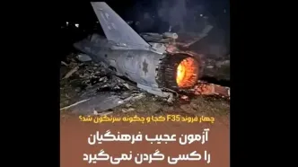 سوال درباره سقوط اف-۳۵ واقعی بود؟
