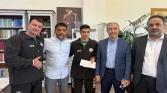 نابغه تنیس روی میز ایران به دیدار علیرضا دبیر رفت
