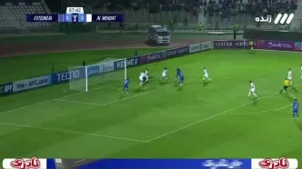 ویدیو: گل اول استقلال به الوحدات توسط مونیر الحدادی