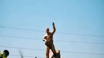 رونمایی از تندیس سرلشکر خلبان شهید بابایی