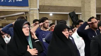 سلام نظامی ورزشکاران در دیدار قهرمانان و مدال‌آوران ورزشی و المپیادهای علمی جهانی با رهبر انقلاب/ تصاویر