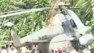 بالگرد رئیس‌جمهور هند دچار سانحه شد