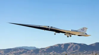 جت مافوق صوت بی‌صدای ناسا پرواز کرد