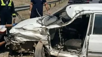 برخورد مرگبار پراید با کارگران