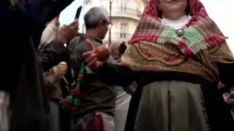 آواز گوسفندان در مادرید جای بوق خودروها را گرفت