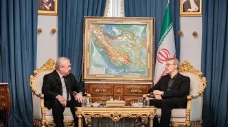 دیدار نماینده پوتین با علی لاریجانی
