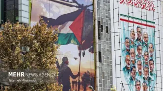 رونمایی از طرح جدید دیوار نگاره میدان فلسطین