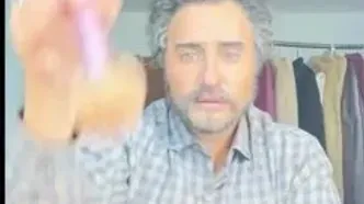 فیلمی از قبل و بعد گریم مردانه الناز شاکردوست