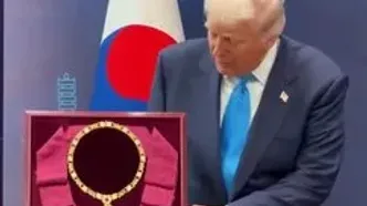 اعطای بالاترین نشان غیرنظامی کره‌جنوبی به دونالد ترامپ/فیلم