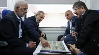 بازدید پزشکیان از خطوط راه‌آهن حومه‌ای استان تهران