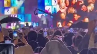 باربد بابایی در کنسرت خیابانی مورات بوز