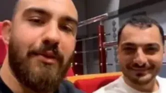 پای غول سنگین‌وزن کشتی ایران به سینما باز شد/ویدیو