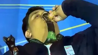 مدال طلای فوق سنگین زودتر از موعد به ایران رسید!