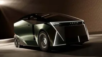 خودروی ۶ چرخ لکسوس معرفی شد! / رقیب جدیدی برای مرسدس و بی‌ام‌و